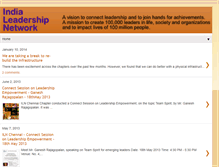 Tablet Screenshot of indialeadership.net
